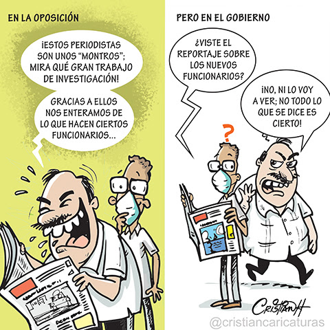 Las Caricaturas de Cristian Hernández: "Cualquier parecido con la realidad  es pura coincidencia"