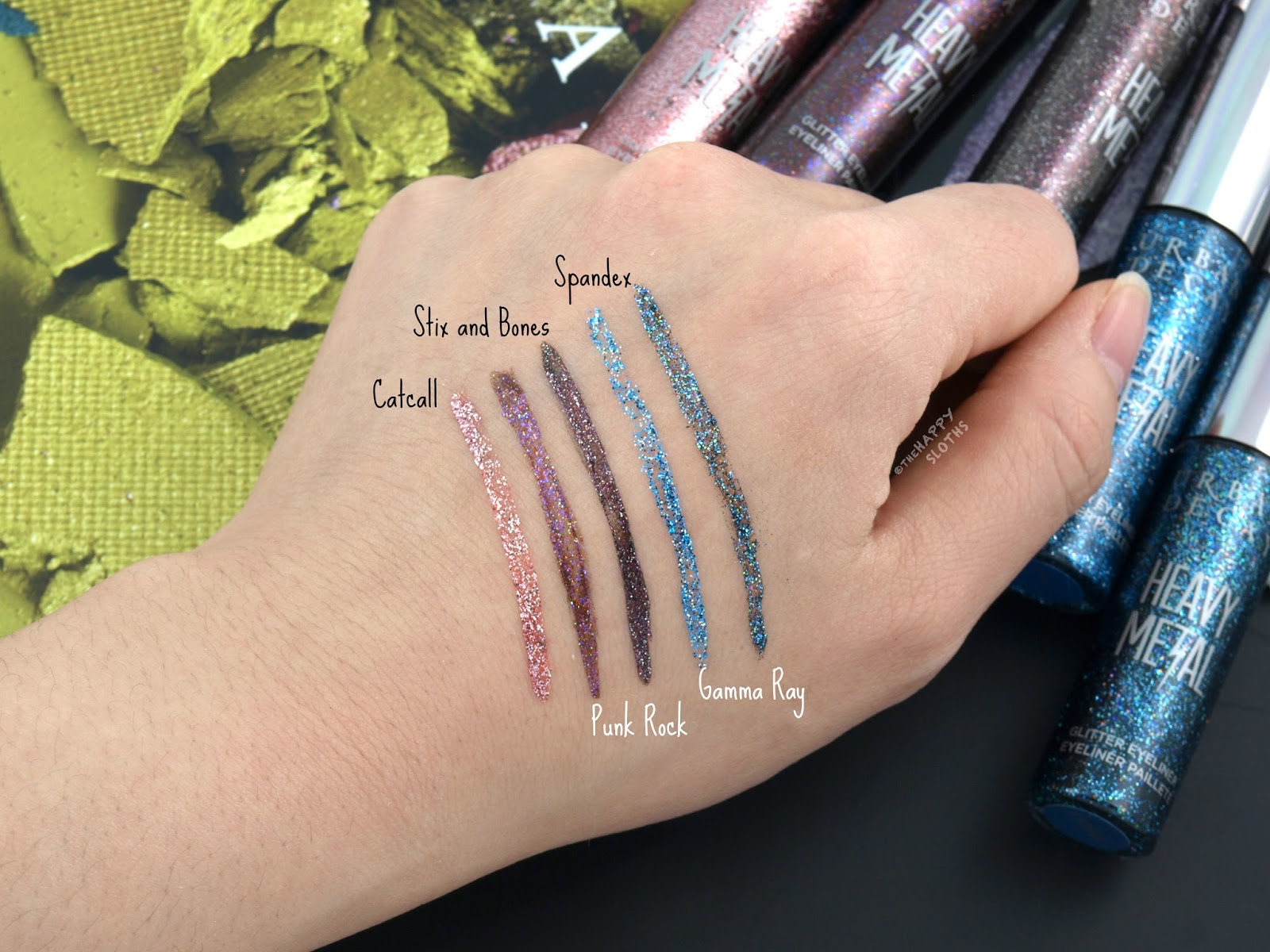 Urban Decay Heavy Metal Glitter Eyeliner: Review and Swatches