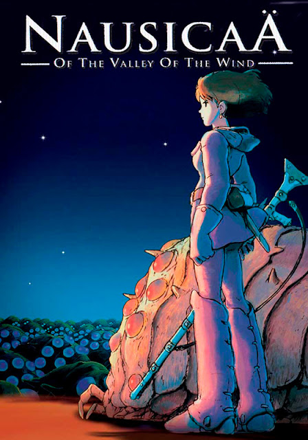 Cartel de la película de animación de Studio Ghibli dirigida por Hayao Miyazaki, Nausicaä del Valle del Viento