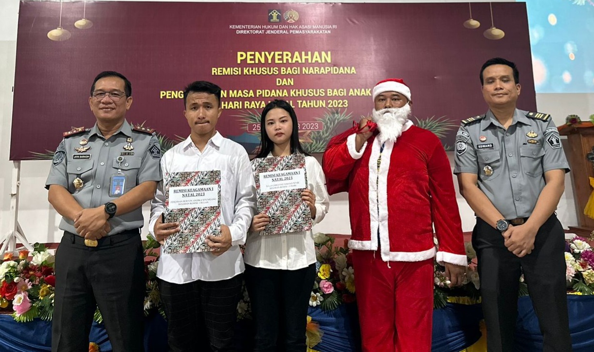 Hari Raya Natal, 301 Narapidana Lapas Kelas II A Pematang Siantar Terima Remisi Khusus, 3 Langsung Bebas