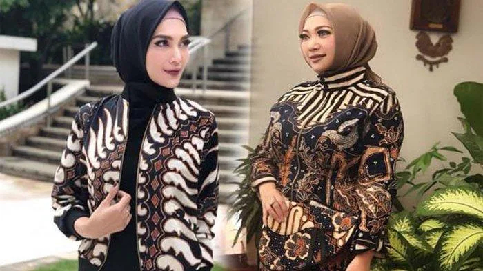 6 Model Baju Batik Kerja Kantor Modis Kekinian Tribun Pontianak - Model baju batik atasan wanita kantor