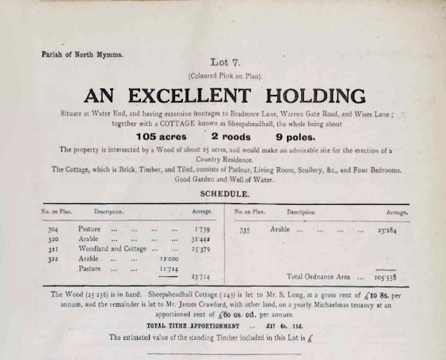 Section of the "particulars, plan, and conditions of sale"