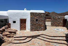 Traditional Greek house on Mykonos island