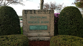 Horace Mann birthplace monument - Shaw's Plaza