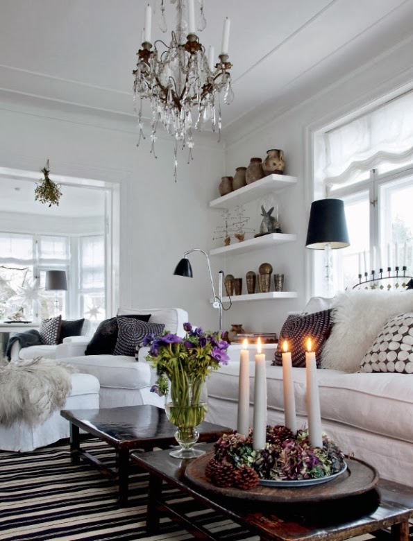 decorar casa para navidad con estilo escandinavo