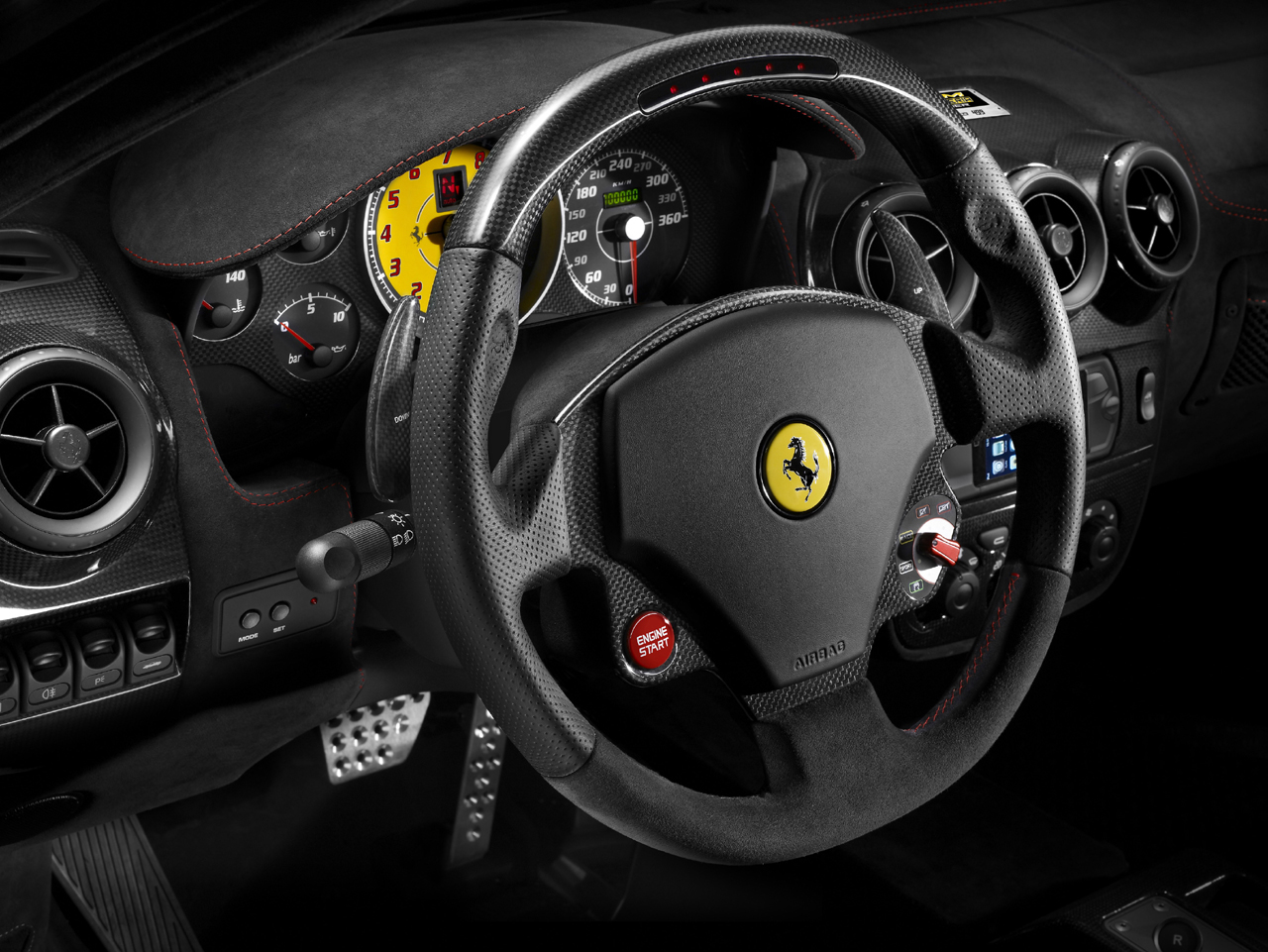 ferrari scuderia spider 16m interior ferrari 1280x961 Wallpaper