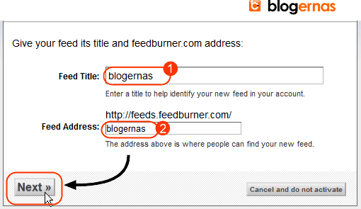 Cara Mendaftarkan Blog ke Feedburner