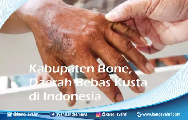 Kabupaten Bone merupakan salah satu contoh daerah yang terbebas dari kusta di Indonesia sejak tahun 2020
