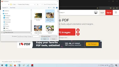 CARA MEMBUAT FILE PDF DENGAN APLIKASI ONLINE : Convert Foto JPG ke PDF