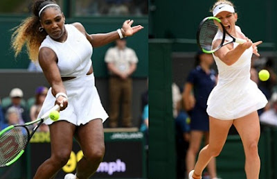 Serena Williams will face Simona Halep in Wimbledon women's single final 2019.