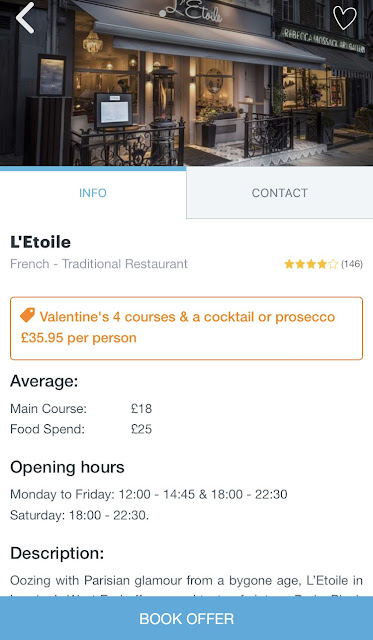 Affordable Valentine's Dining at Bookatable