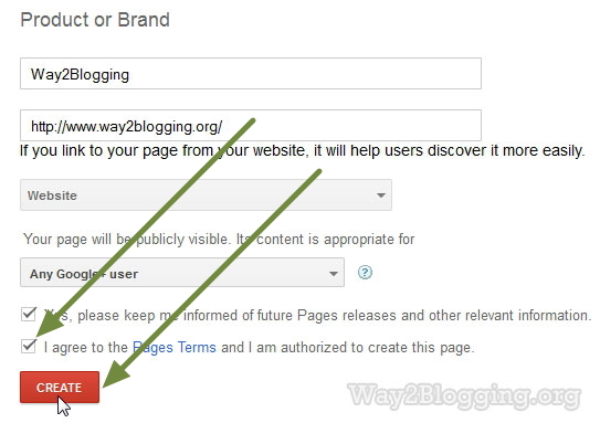 How to Create Google+ (Plus) Fan Page for Your Blog