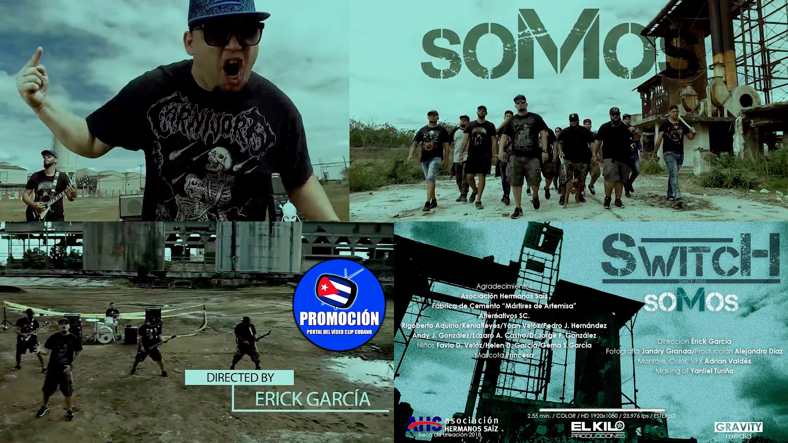 SWITCH - ¨Somos¨ - Director: Erick García - El Kilo Productions. Portal Del Vídeo Clip Cubano. Música rock cubana. Metal. CUBA.