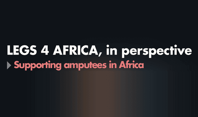 Image: Legs 4 Africa, in Perspective Supporting Amputees in Africa