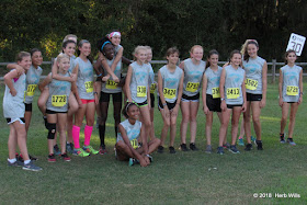 2018 Swift Creek girls' cross-country team