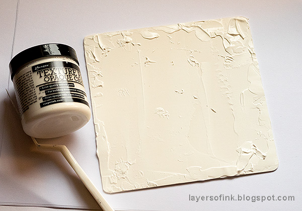 Layers of ink - Roses Mixed Media Panel Tutorial by Anna-Karin Evaldsson. Apply Crackle Paste.