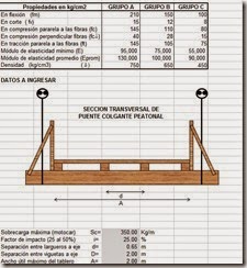 Puente Colgante peatonal 