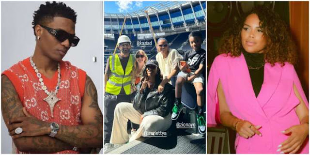 Wizkid’s Jada P Inspects Stadium Singer Will Be Performing at in London, Video Sparks Reactions: “Our Momcy” 