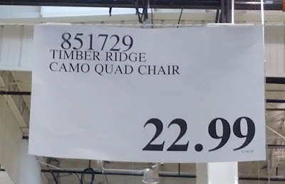 Deal for the Timber Ridge Camo Quad Chair at Costco