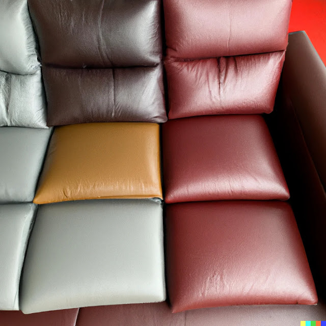 what colour goes with brown leather sofa