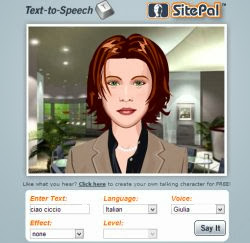 il pc parla a voce italiana