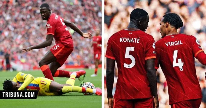 7 best images from Ibrahima Konate's Liverpool debut