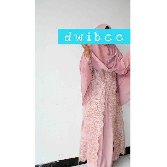 Foto Dwibcc Pake Hijab Syari Warna Pastel 