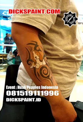 body painting hush puppies jakarta