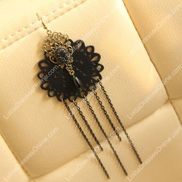 http://www.lolitadressesonline.com/black-vintage-lace-and-pearls-lolita-earring-p-696.html