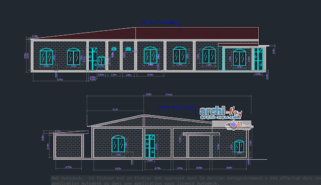 House room 1 level in AutoCAD 