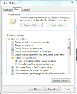 Show Hidden Files Windows