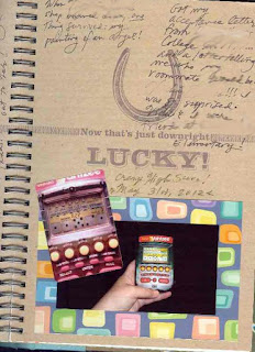 smash book page lucky