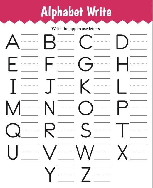 Alphabet Practice Worksheet for Letter E