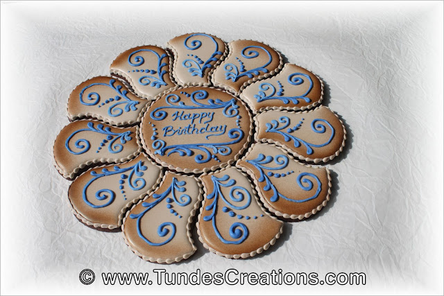 Birthday cookie platter by Tunde Dugantsi