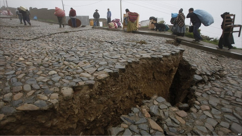 KELAB GREENBOC: [Bergambar] Tanah Runtuh Di Bolivia, 400 