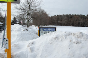 Parmenter sign buried in snow in 2015