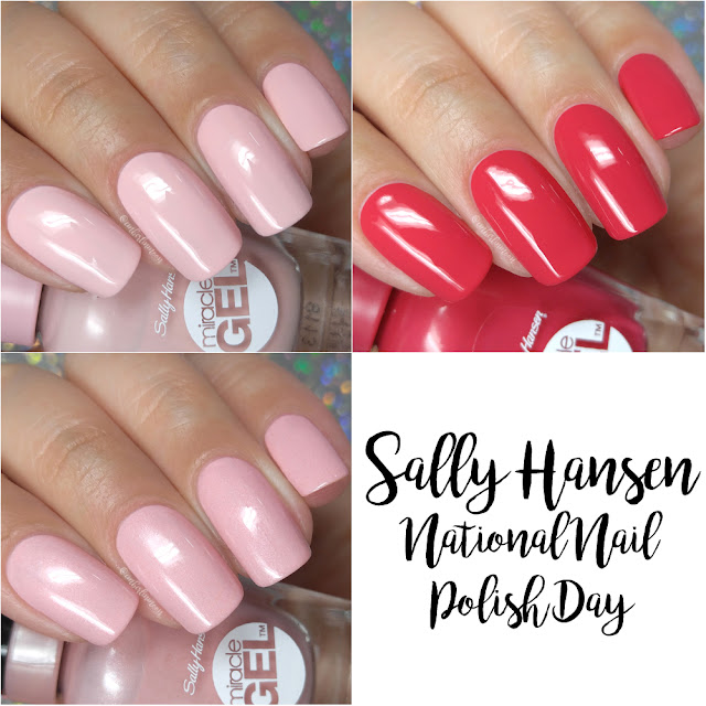 Sally Hansen - National Nail Polish Day Pink Trio