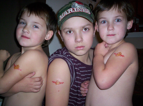 Kids Temporary Tattoo Design 2011