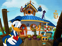 Donald Duck's boat house