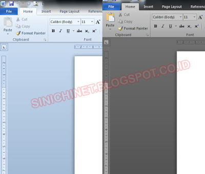  Warna tampilan background Microsoft Office  CARA MUDAH MENGGANTI TAMPILAN WARNA BACKGROUND MS OFFICE 2010