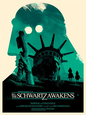 Spaceballs “The Schwartz Awakens” Screen Print Series by Joshua Budich - “There Goes The Planet”