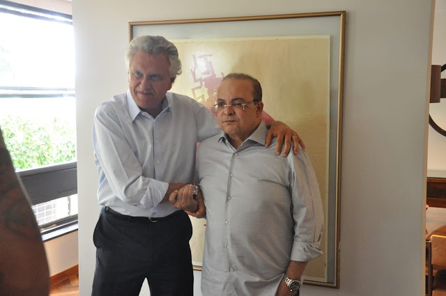 Caiado declara apoio a Ibaneis, candidato ao governo do DF