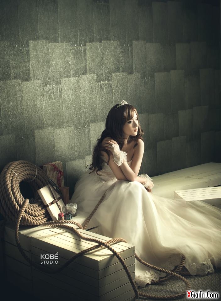 Cô dâu cực xinh như bupbe