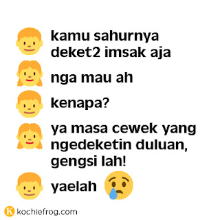 Gambar Lucu Kata Kata Sahur dan Imsak