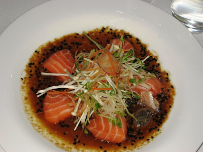 Salmon Sashimi at Harlan's Hong Kong