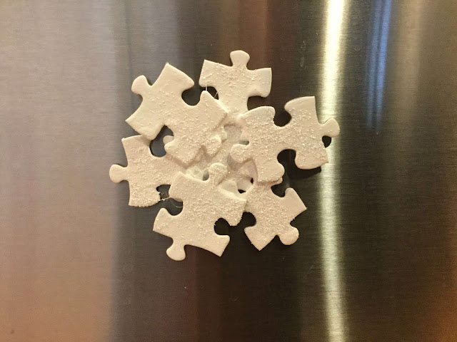 puzzle piece snowflake