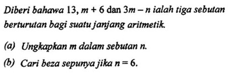 Matematik Tambahan: Janjang