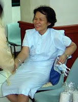 Dra. Myrna Gigantone during March 2006 Bethany Makati Bible college graduation