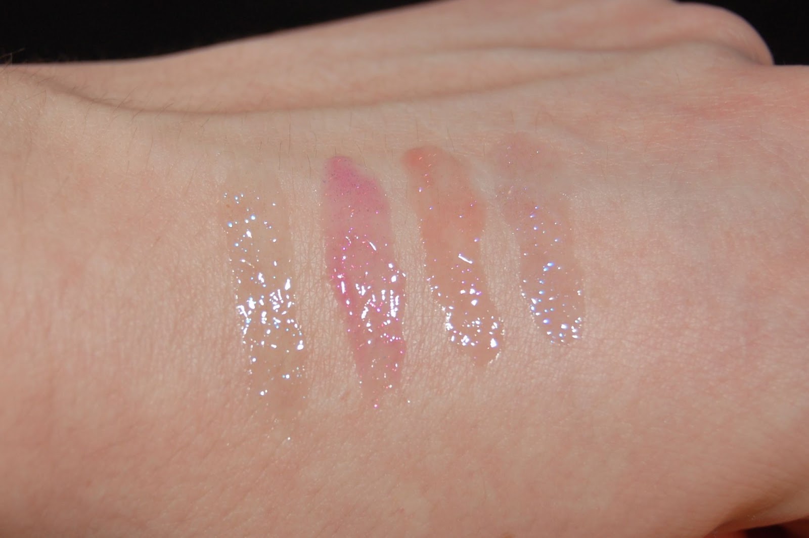 Left to right: Glacier Glam, Magenta Spectrum, Prismatic Sunburst ...