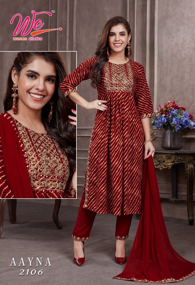 Aayna Women Ethnics Readymade Pant Style Suits